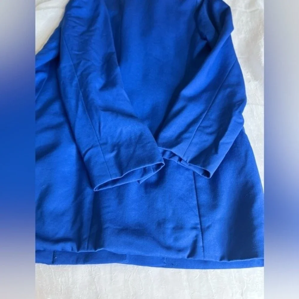 Vintage CHRISTIAN DIOR the Suit Women’s Royal Blue Size 10 100% Wool